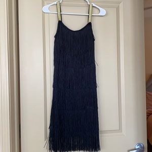 Flapper fringe dress
